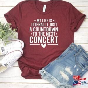 Concert Tshirt Music Shirt Band Tshirt Unisex